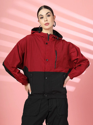 CHKOKKO Full Sleeve Colorblock Women Jacket