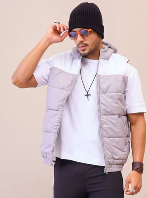 MASCLN SASSAFRAS Sleeveless Colorblock Men Jacket