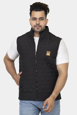 STYLOPLEX Sleeveless Solid Men Jacket
