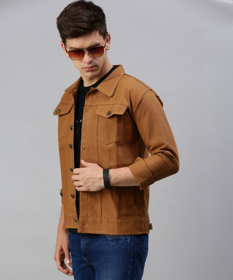 VOXATI Full Sleeve Solid Men Denim Jacket