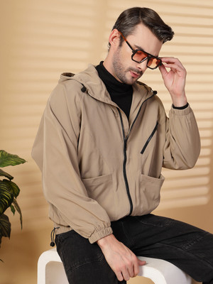 CHKOKKO Full Sleeve Solid Men Jacket