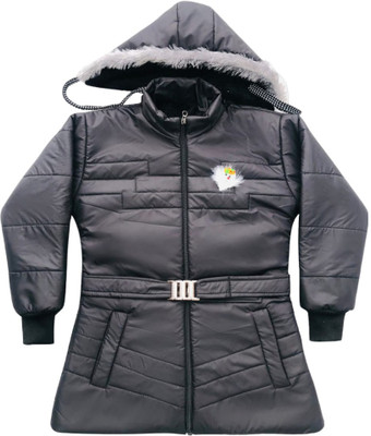 fitandfine Full Sleeve Solid Girls Jacket