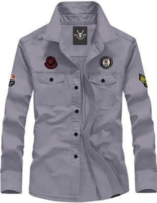 Black Deer Full Sleeve Self Design Men Jacket