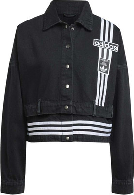 ADIDAS Full Sleeve Striped Women Jacket