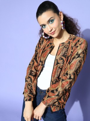 Sunehri Full Sleeve Paisley Women Jacket