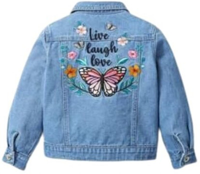 raibacolthing Full Sleeve Solid Girls Denim Jacket