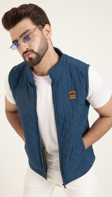 ARDLOR Sleeveless Self Design Men Jacket