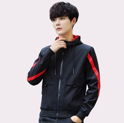 Ocean Wonder Full Sleeve Striped, Colorblock Men Jacket