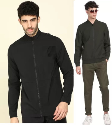 Tritika Full Sleeve Solid Men Jacket