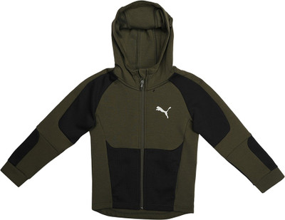 PUMA Full Sleeve Striped Boys Jacket