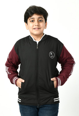IAC Full Sleeve Solid Boys Jacket