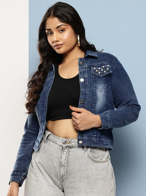 METRONAUT Full Sleeve Solid Women Denim Jacket
