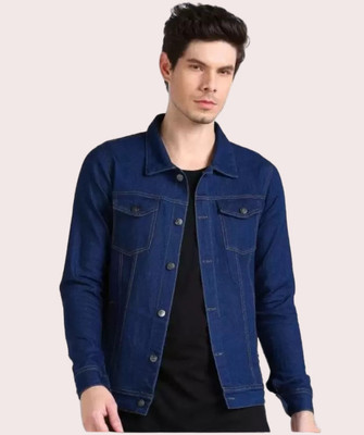 comfits Full Sleeve Solid Men Denim Jacket