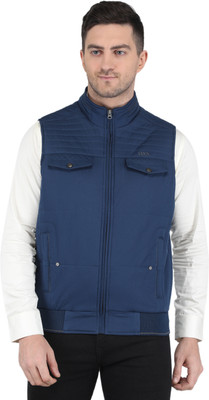 MONTE CARLO Sleeveless Solid Men Jacket