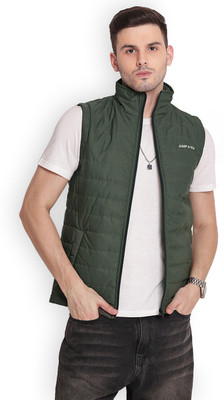 JUMP USA Sleeveless Solid Men Jacket