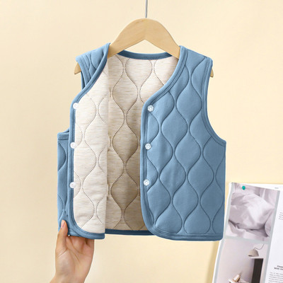 Babymoon Sleeveless Solid Boys & Girls Jacket