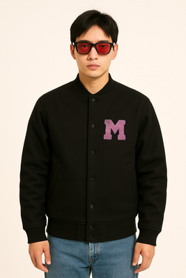 Oiin Full Sleeve Solid, Applique Men Jacket