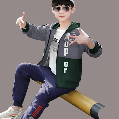 Shozuj Full Sleeve Self Design Boys Jacket