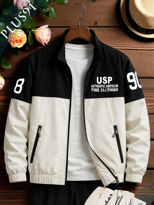 Plus91 Full Sleeve Colorblock Men Jacket
