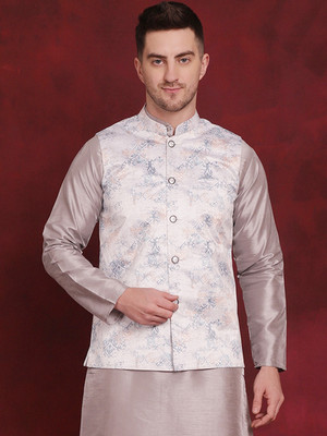 Jompers Sleeveless Printed Men Jacket