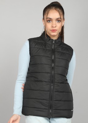 METRONAUT Sleeveless Solid Women Casual  Jacket