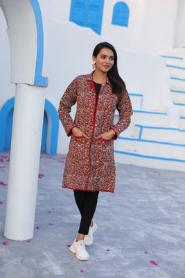 Craftwellstudio Full Sleeve Self Design Women Jacket