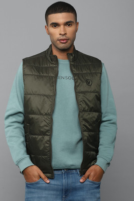 Allen Solly Sleeveless Solid Men Jacket
