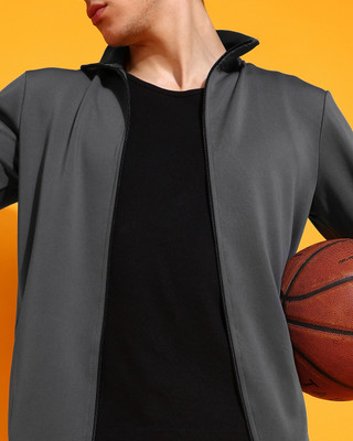 INDICLUB Full Sleeve Self Design Men Jacket