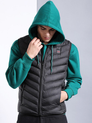 The Indian Garage Co. Sleeveless Solid Men Jacket