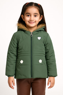 ARHAM TAG Full Sleeve Striped Girls Jacket