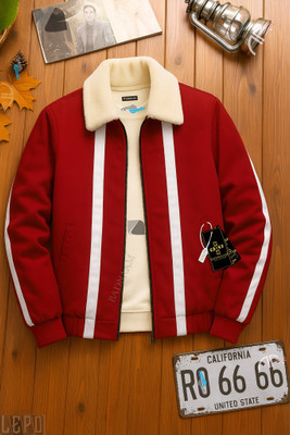 Badnaam Full Sleeve Striped Men & Women Jacket