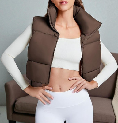 VIRGO MODA Sleeveless Solid Women Jacket