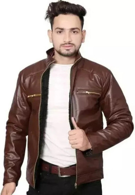 Reksans Full Sleeve Solid Men Jacket