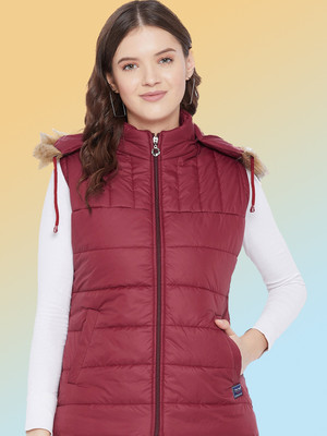 VERO MODERNO Sleeveless Self Design Women Jacket