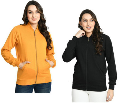 Indistar Full Sleeve Solid Women Jacket