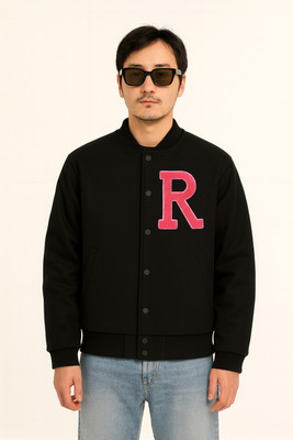 Mg Fab Full Sleeve Applique Men Jacket