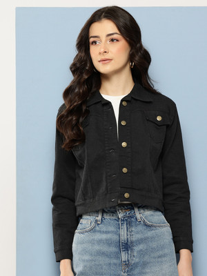 Roadster Full Sleeve Solid Women Denim Jacket