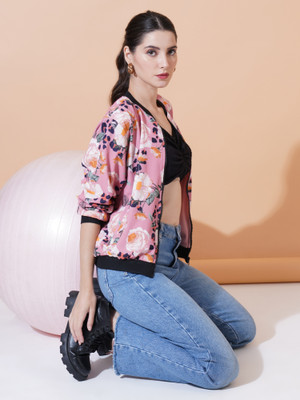 9 impression Full Sleeve Printed Women Jacket