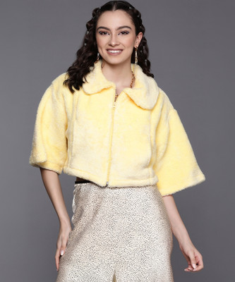SASSAFRAS Half Sleeve Solid Women Jacket