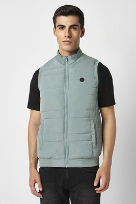 VAN HEUSEN Sleeveless Solid Men Jacket