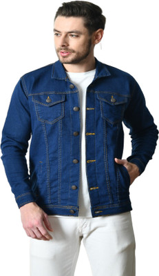 METRONAUT Full Sleeve Solid Men Denim Jacket