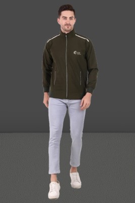 TURBINET Full Sleeve Solid Men Jacket