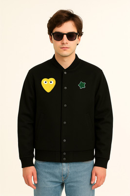 Mg Fab Full Sleeve Solid, Applique Men Jacket