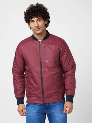 Spykar Full Sleeve Solid Men Jacket