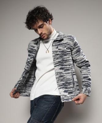 CAMPUS SUTRA Full Sleeve Textured Men Jacket