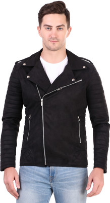 Leather Retail Full Sleeve Solid Men Jacket