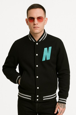 NEET Full Sleeve Solid, Striped Men Jacket