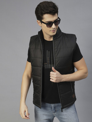 RIGO Sleeveless Solid Men Jacket