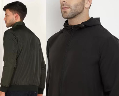 Tritika Full Sleeve Solid Men Jacket