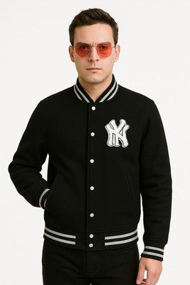 Alvis9 Full Sleeve Striped, Applique Men Jacket
